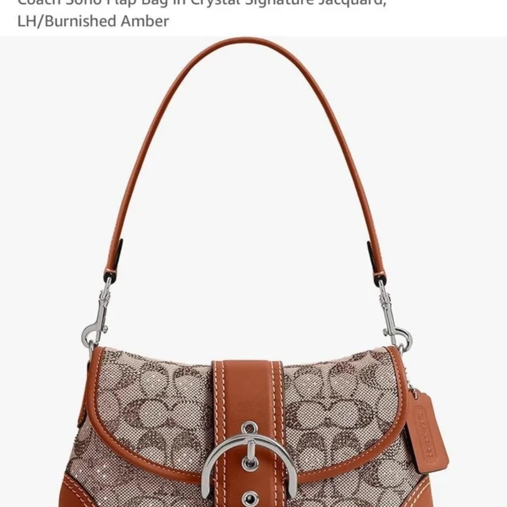 DO NOT BUY ISO Coach Crystal Signature Jacquard Soho